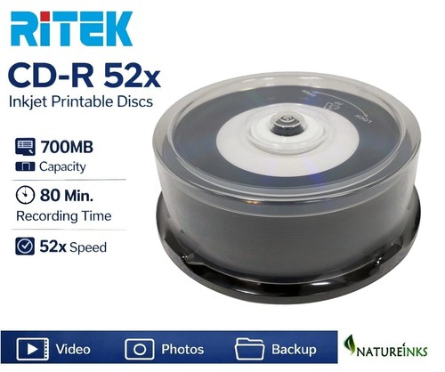 Ritek black bottom - 25, cd-r