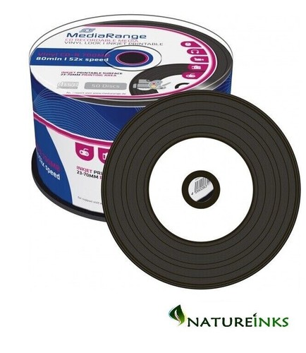 Vinile fondo nero - cd-r,